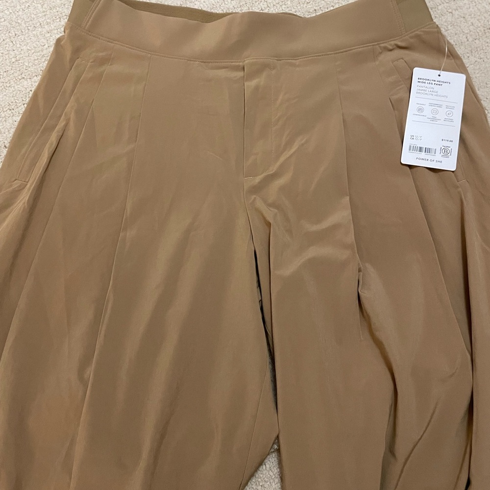 NWT Athleta Brooklyn Heights wide leg pant, 12P